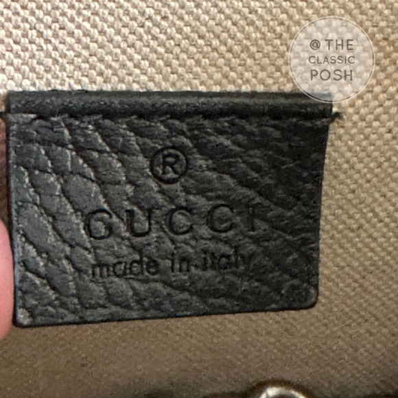 EUC GUCCI Dionysus Mini Black Crossbody Bag Silver Leather - Picture 10 of 12